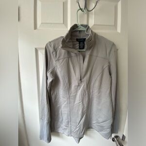 Women's Gray Running Pullover